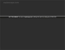 Tablet Screenshot of ceylancapa.com